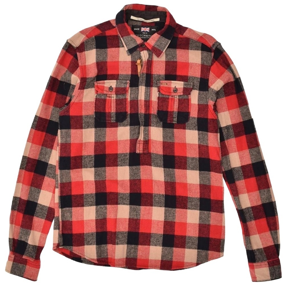 SCOTCH & SODA Vintage Buffalo Plaid Flannel